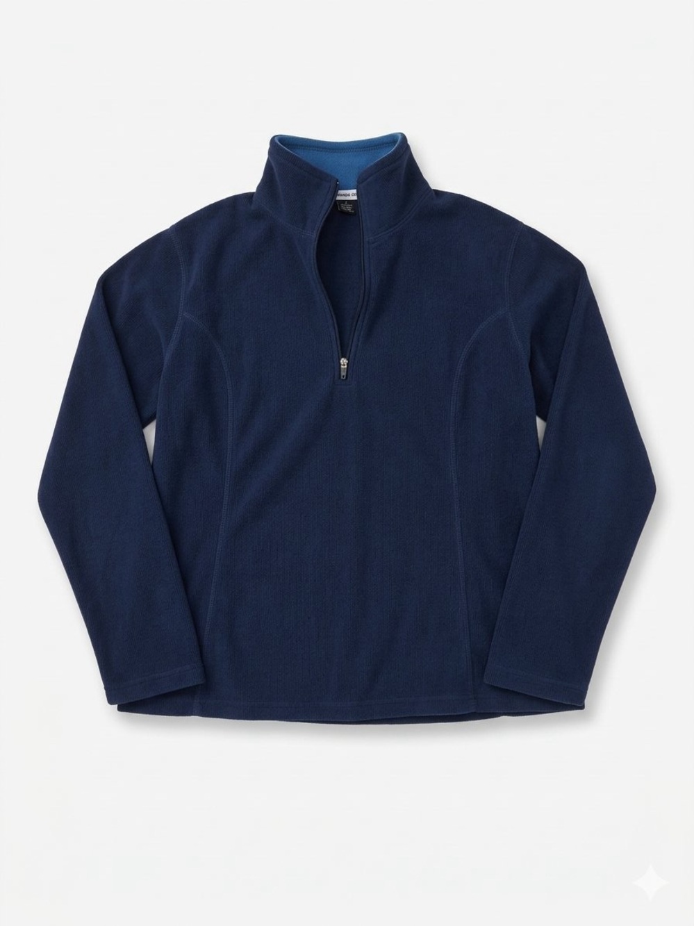 Lands' End Youth Navy Half-Zip Fleece Pullover XL